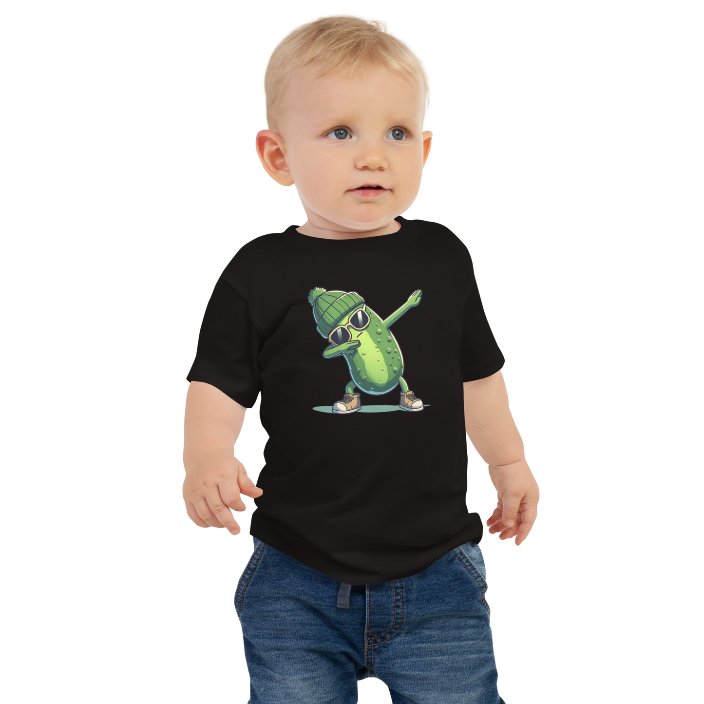 Dabbing Pickle Baby Jersey Tee