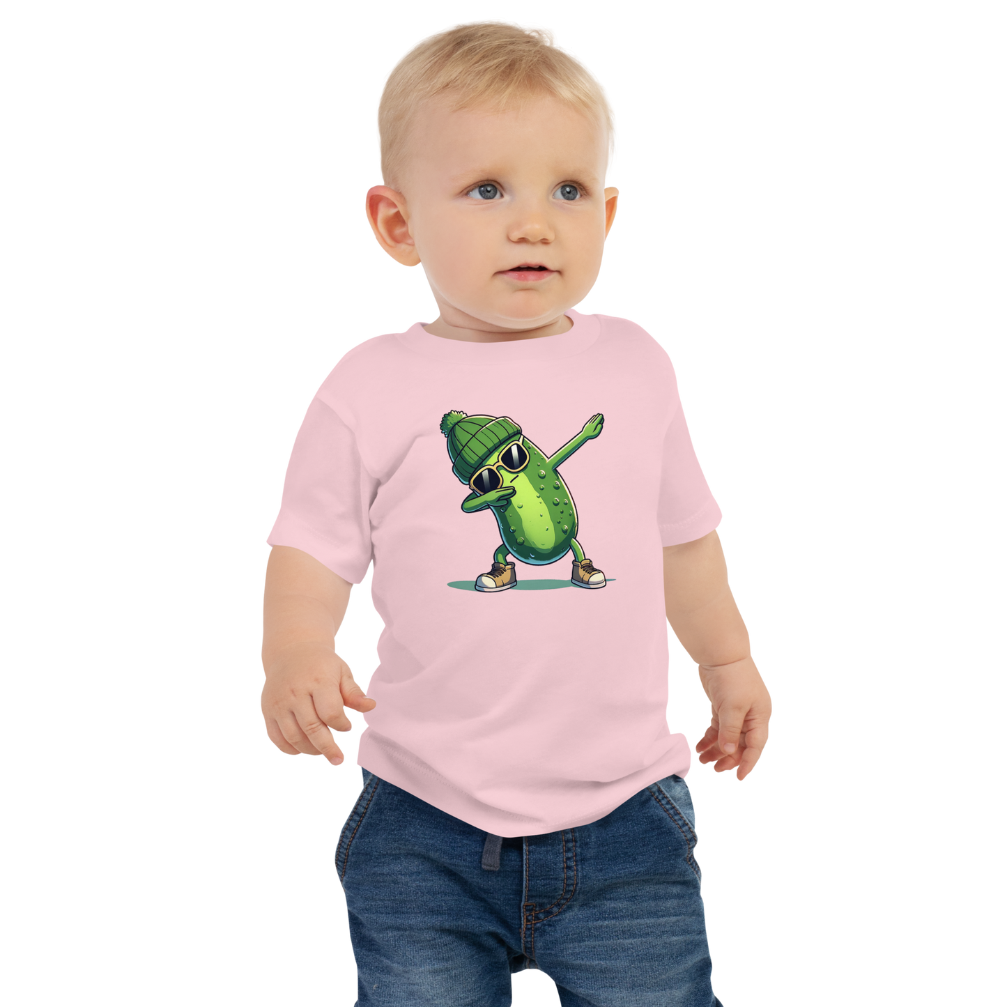 Dabbing Pickle Baby Jersey Tee