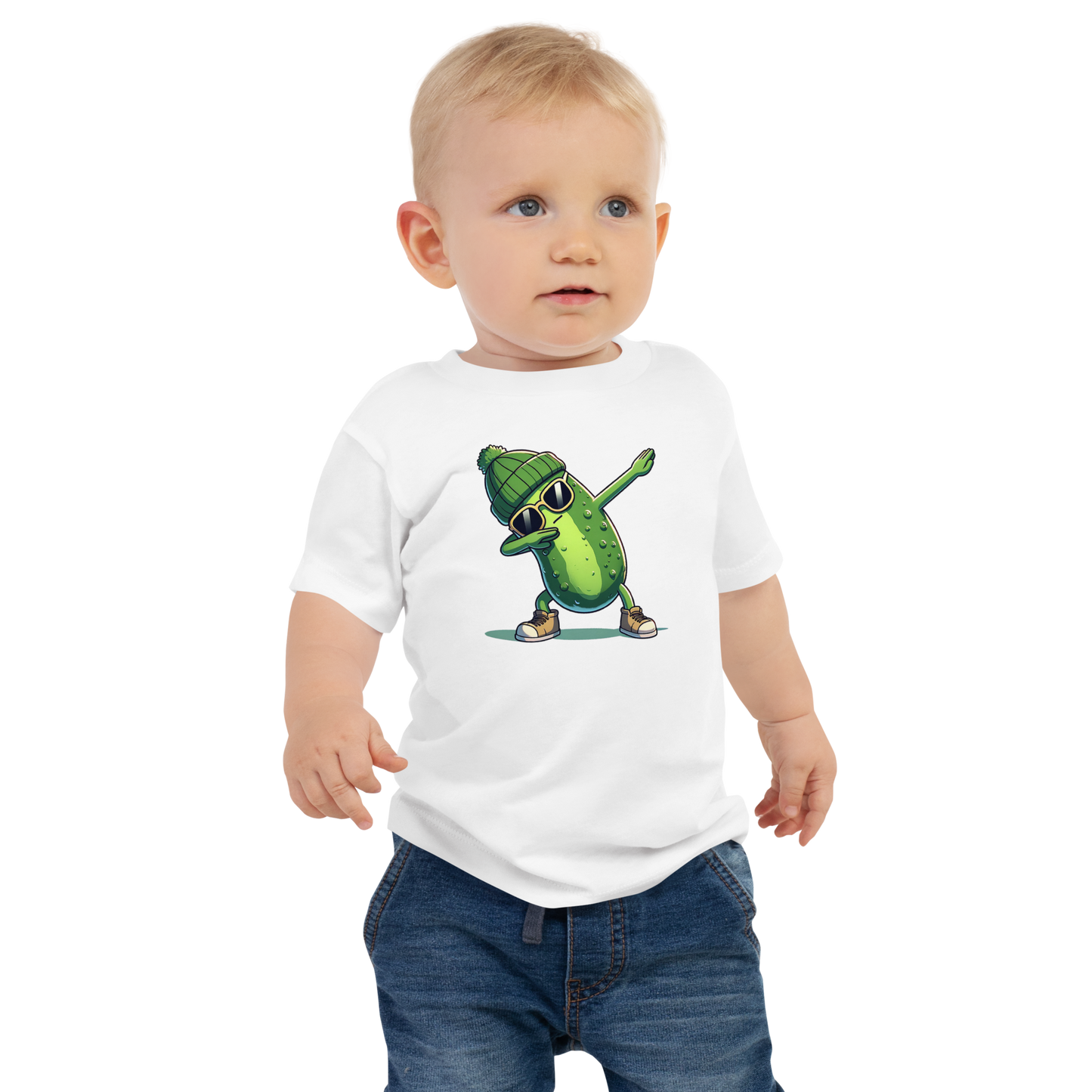 Dabbing Pickle Baby Jersey Tee
