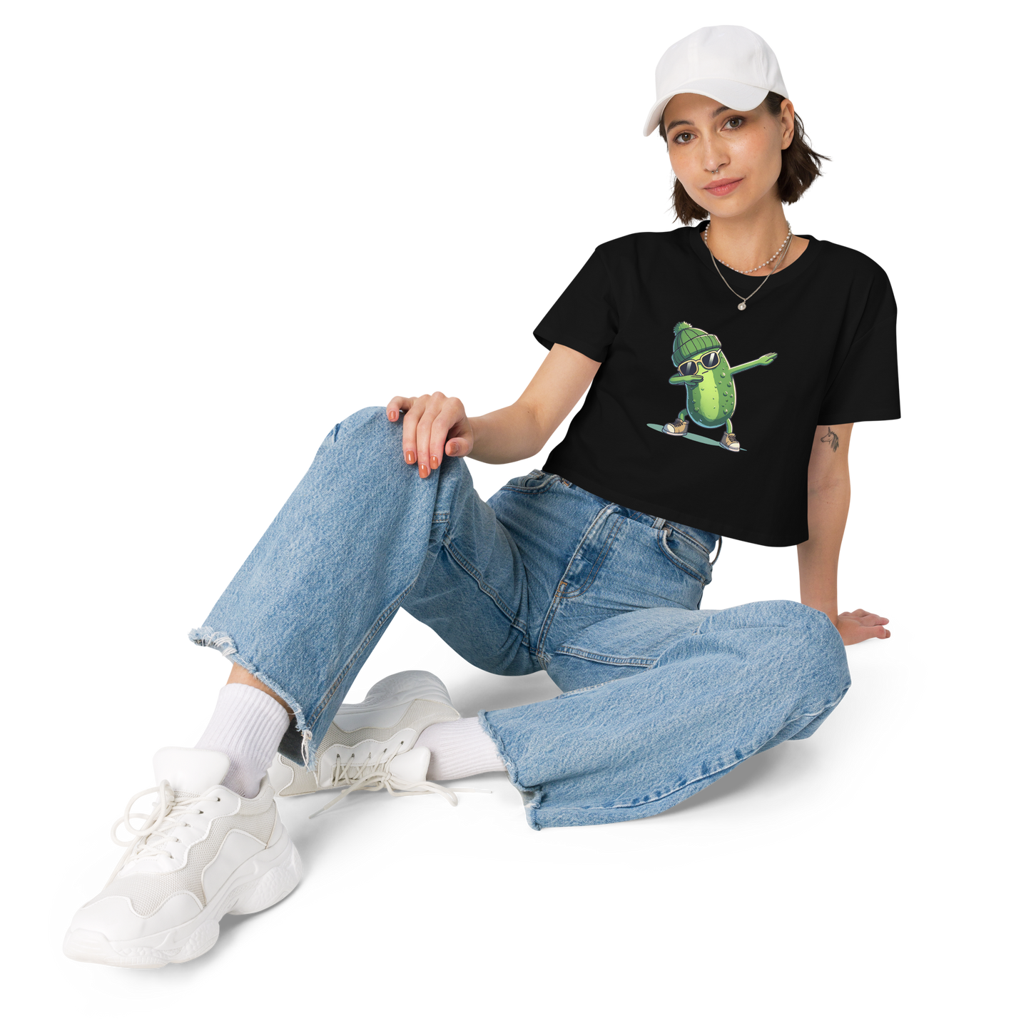 Dabbing Pickle Women’s crop top