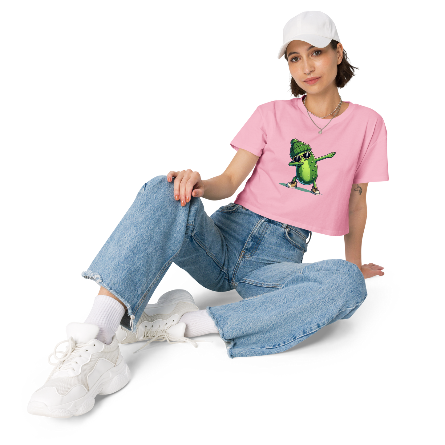 Dabbing Pickle Women’s crop top