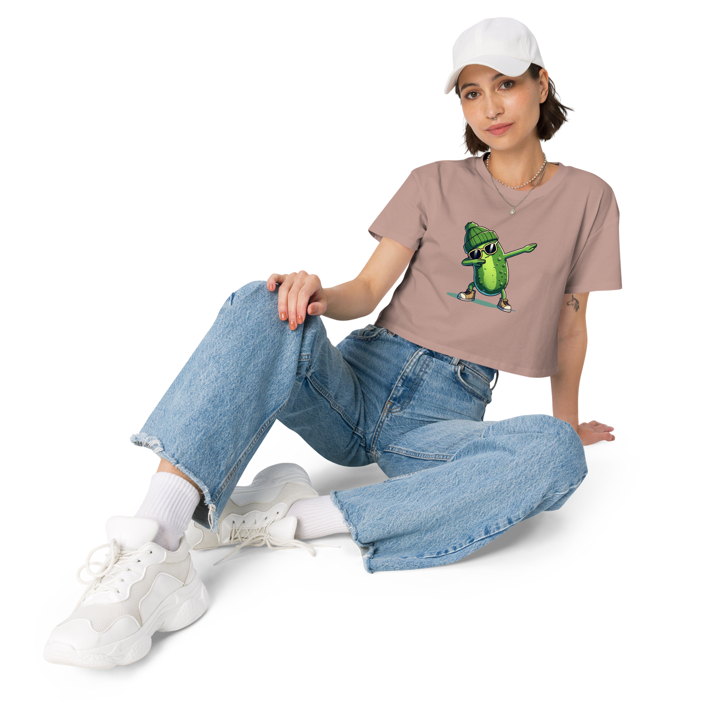 Dabbing Pickle Women’s crop top