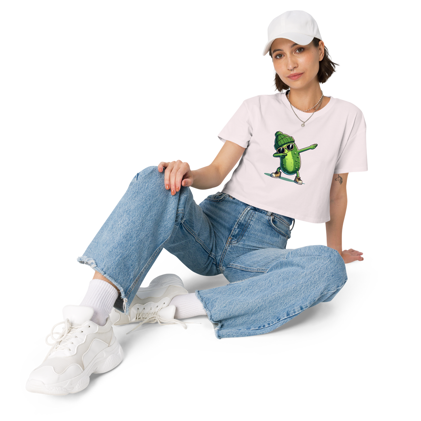 Dabbing Pickle Women’s crop top