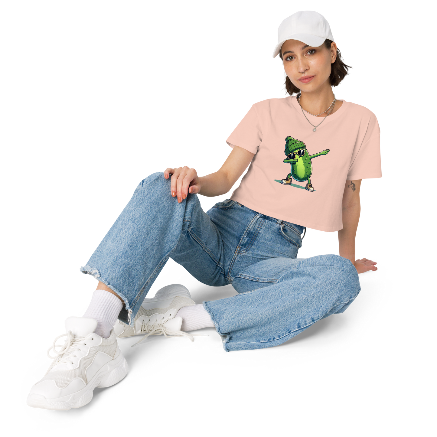 Dabbing Pickle Women’s crop top