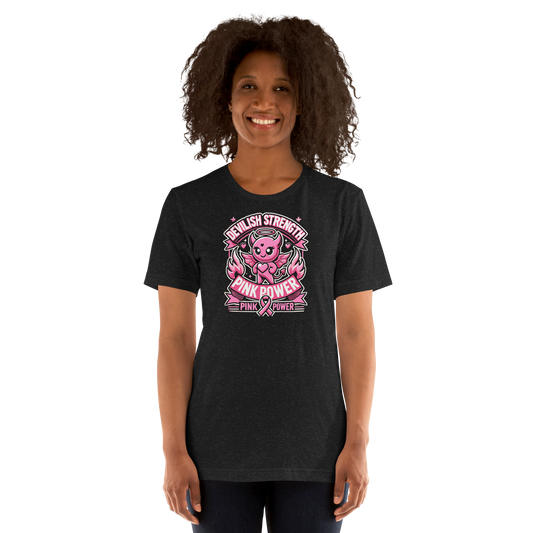 Devilish Strength Pink Power Unisex T-shirt