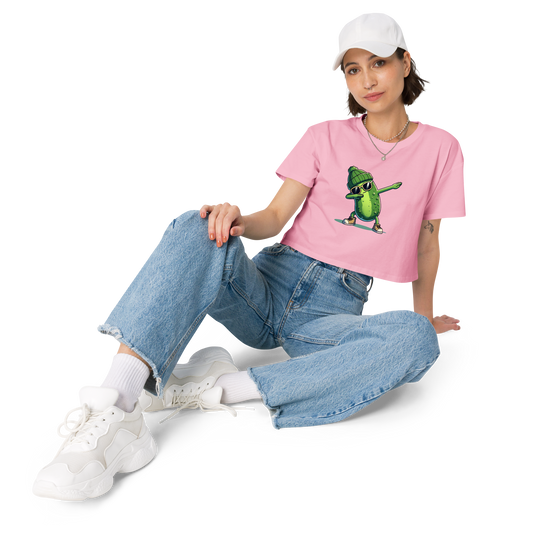 Dabbing Pickle Women’s crop top