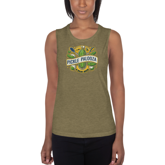 Pickle Palooza Ladies’ Muscle Tank