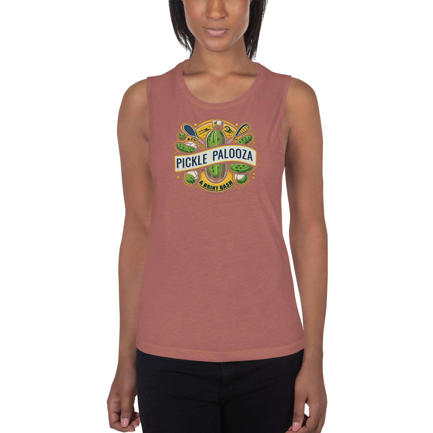 Pickle Palooza Ladies’ Muscle Tank