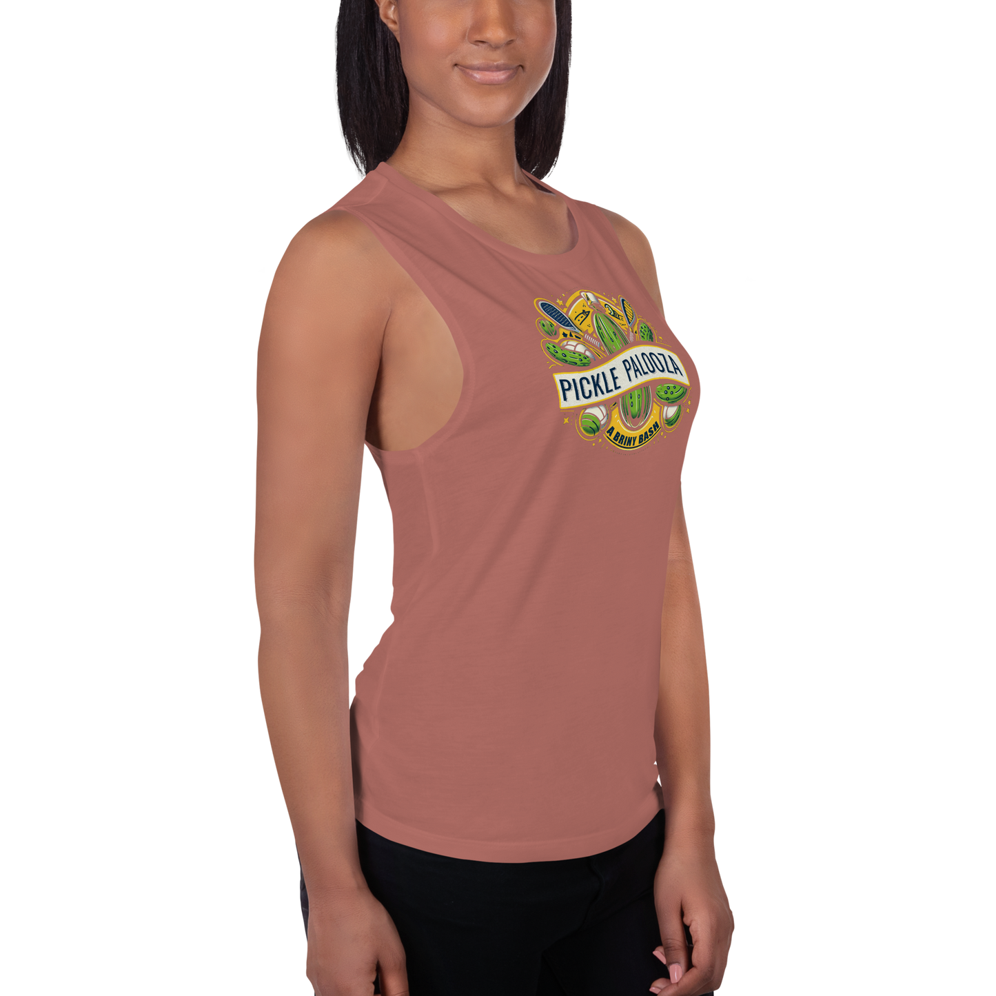 Pickle Palooza Ladies’ Muscle Tank