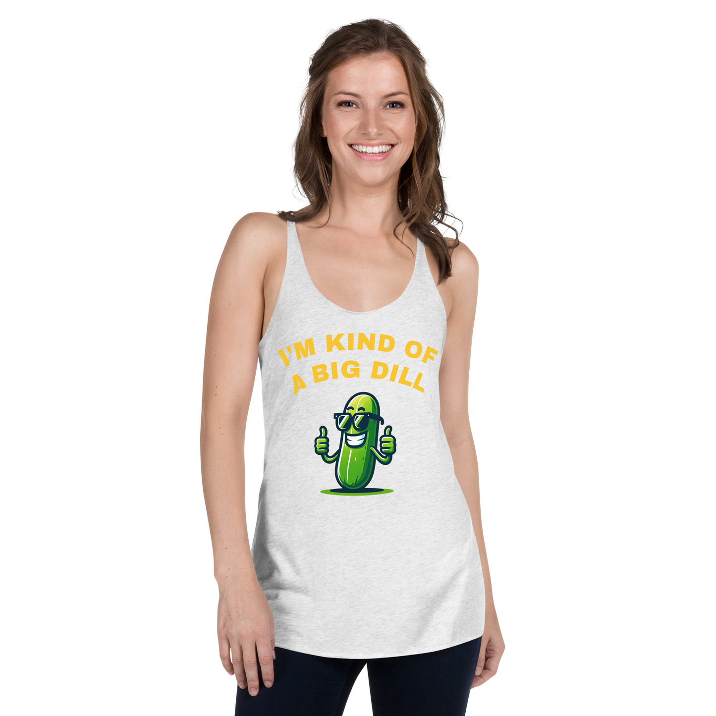 I'm a Big Dill Women's Racerback Tank