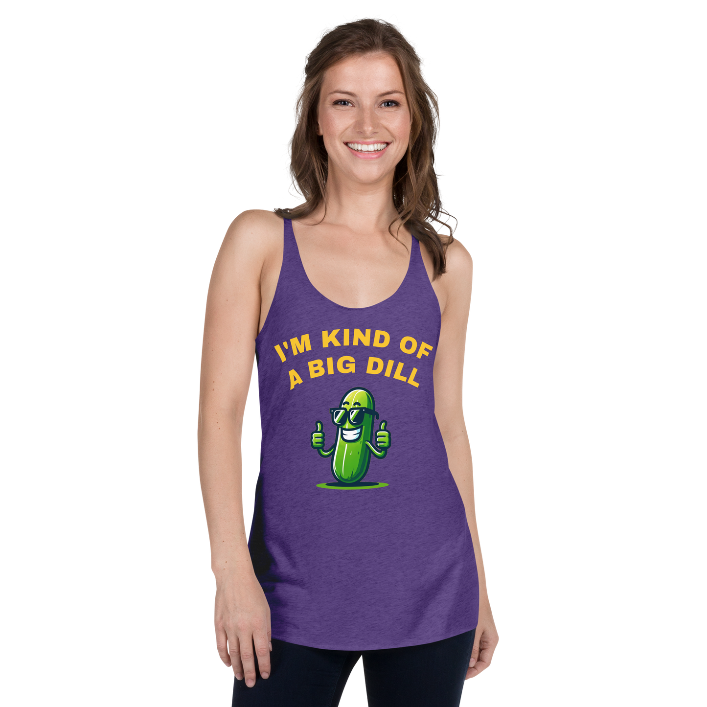 I'm a Big Dill Women's Racerback Tank