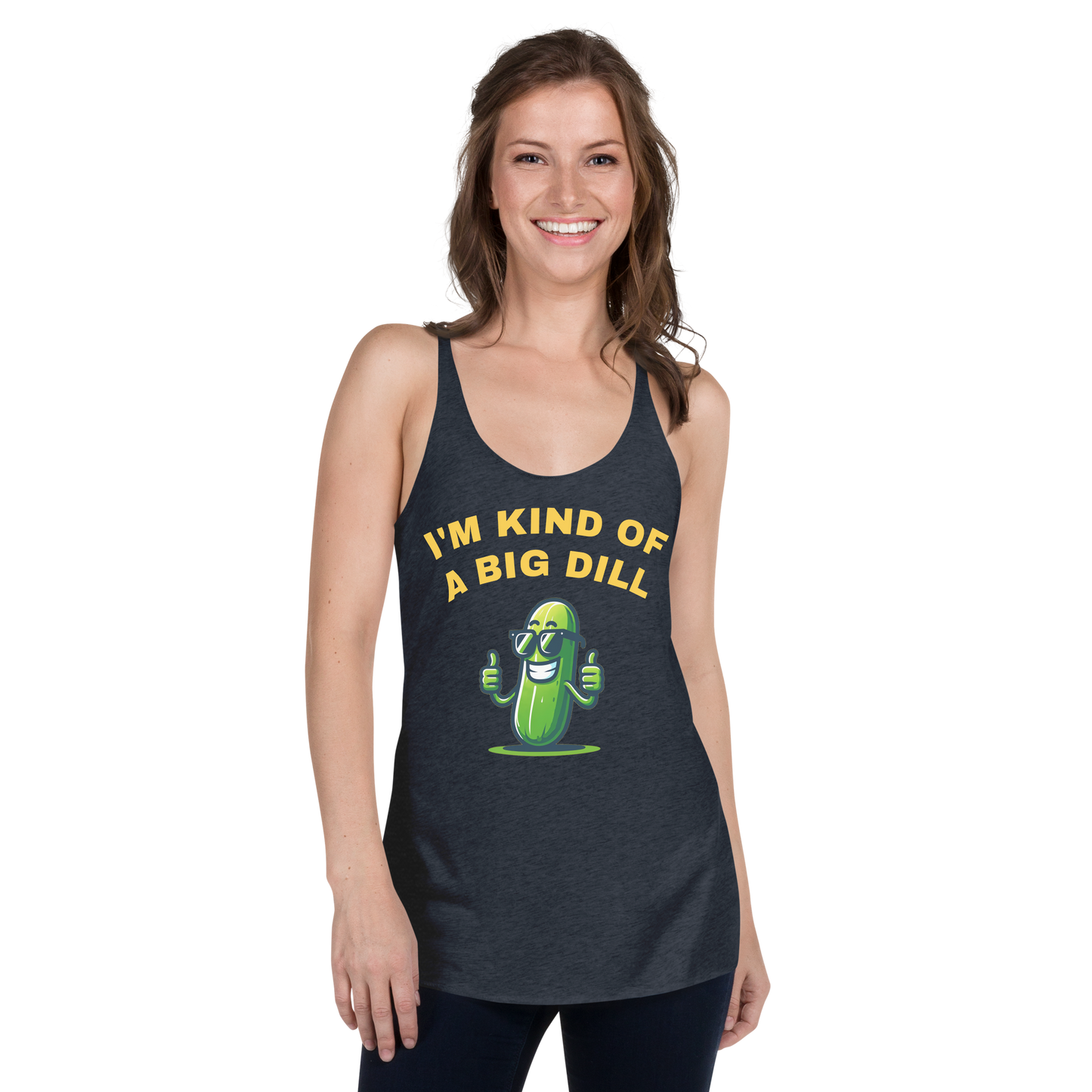 I'm a Big Dill Women's Racerback Tank