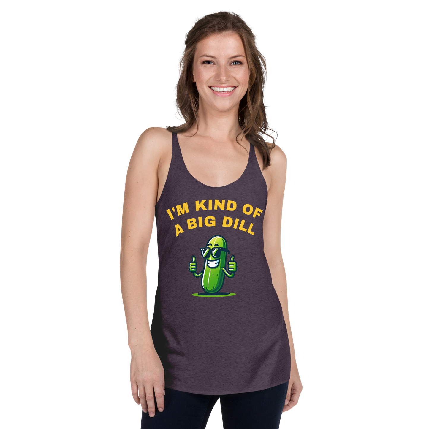 I'm a Big Dill Women's Racerback Tank