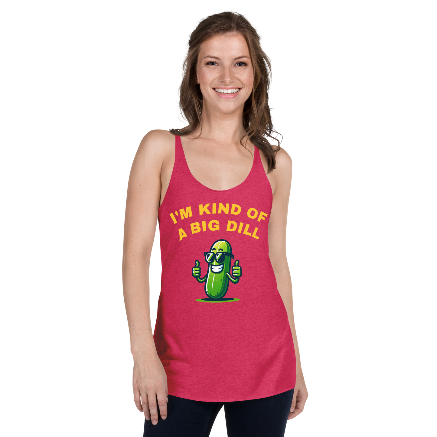 I'm a Big Dill Women's Racerback Tank