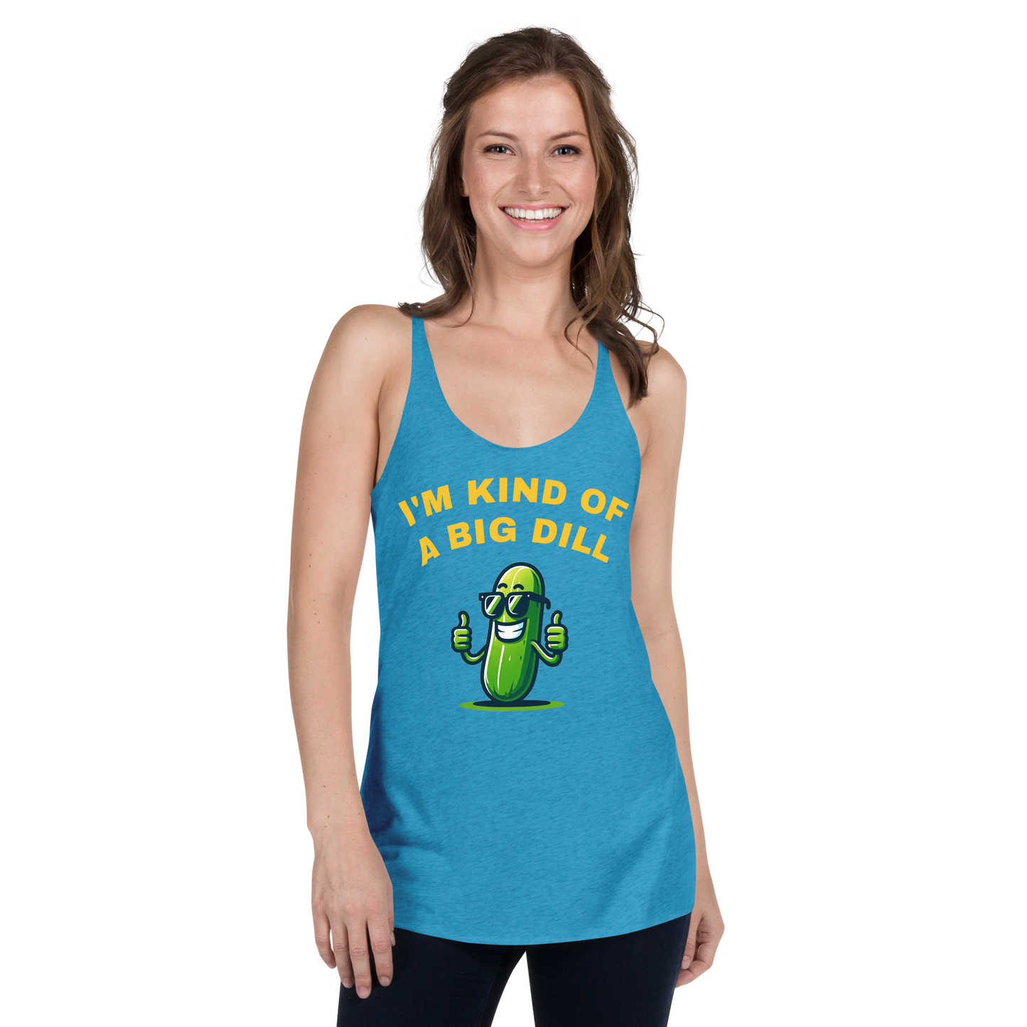 I'm a Big Dill Women's Racerback Tank